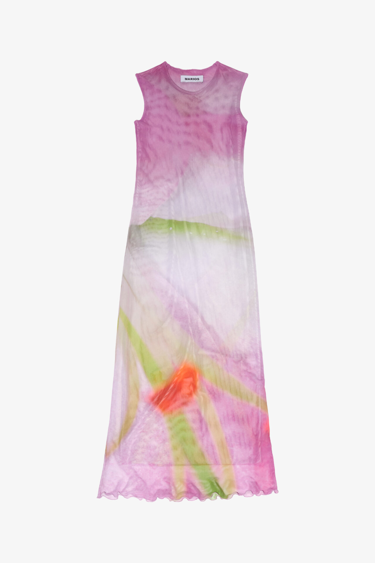 marios mesh dress lilies photo print by Sara Scanderebech