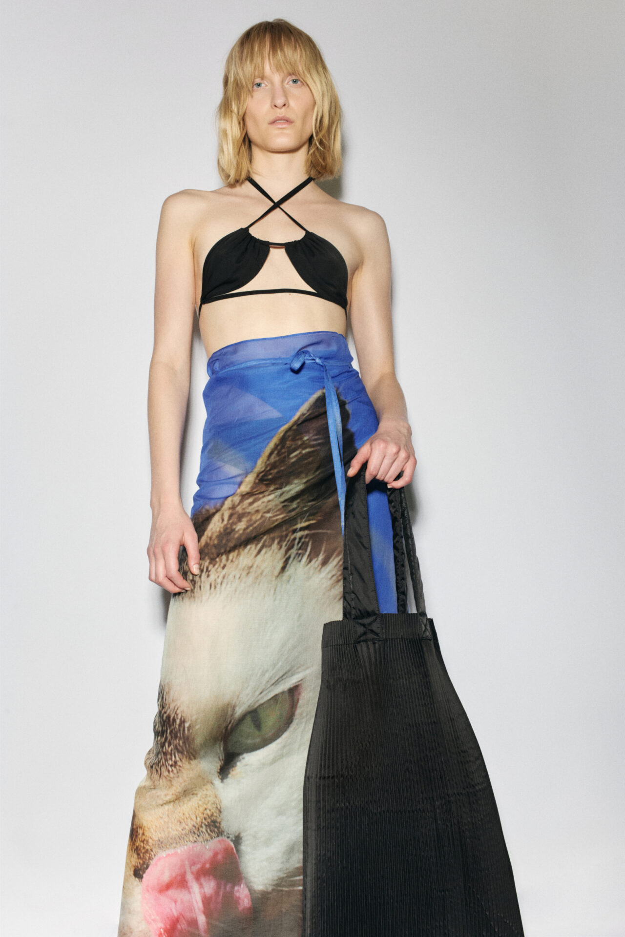 marios pareo cat photo print by Sara Scanderebech