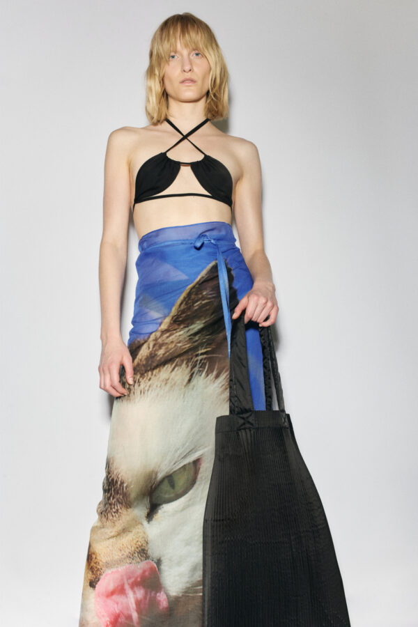 marios pareo cat photo print by Sara Scanderebech