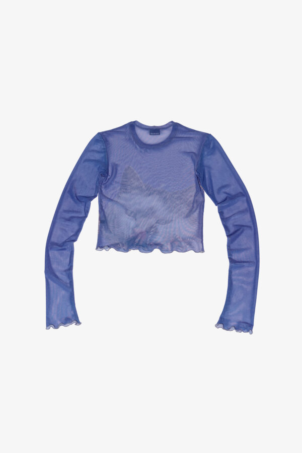 marios mesh top cat photo print by Sara Scanderebech